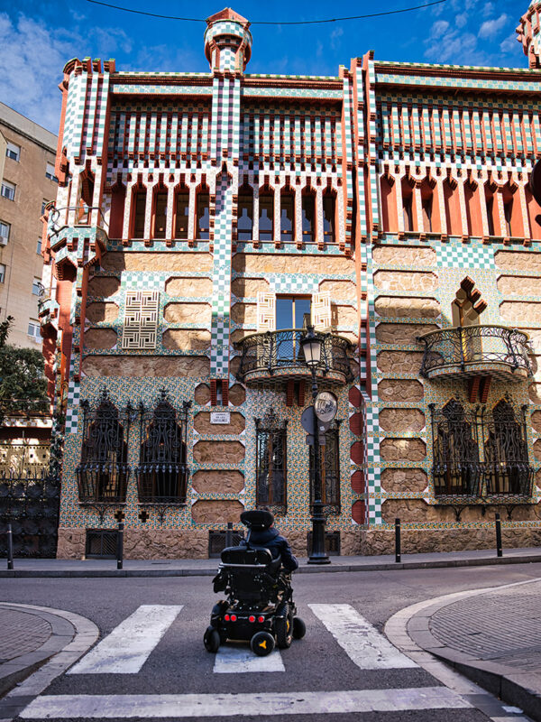 Casa Vicens, renowned for its distinctive architecture, is a popular stop for tourists in Barcelona.